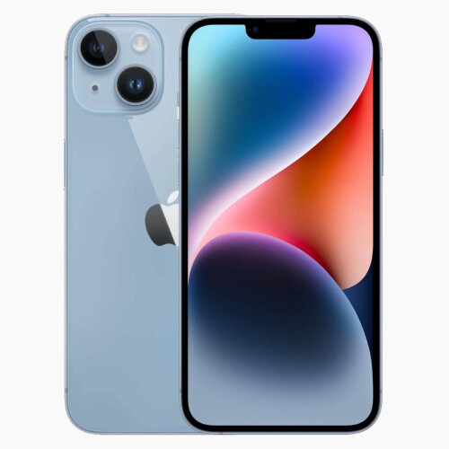 Refurbished iPhone 14 Plus 128 GB Blauw Als nieuw + Nieuwe batterij