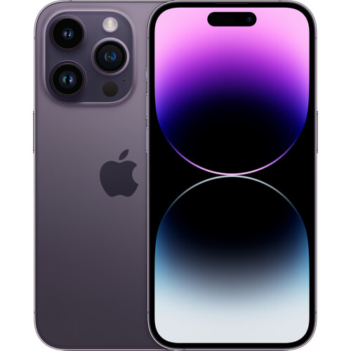 Refurbished iPhone 14 Pro 128GB Paars (Zo goed als nieuw)