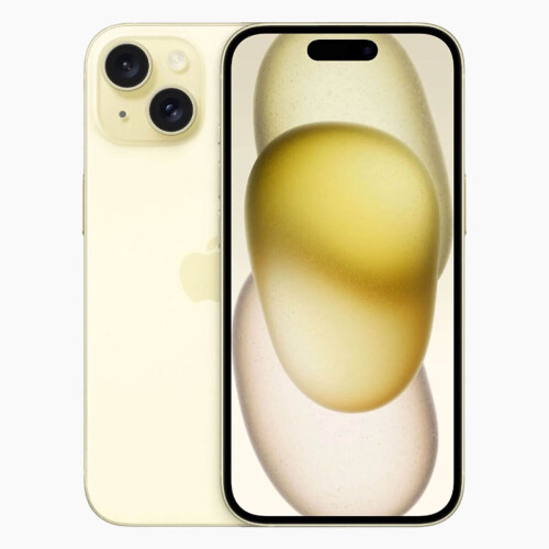 Refurbished iPhone 15 256 GB Geel Als nieuw