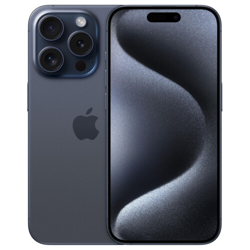 Refurbished iPhone 15 Pro 128 GB Titanium Blauw Gebruikt