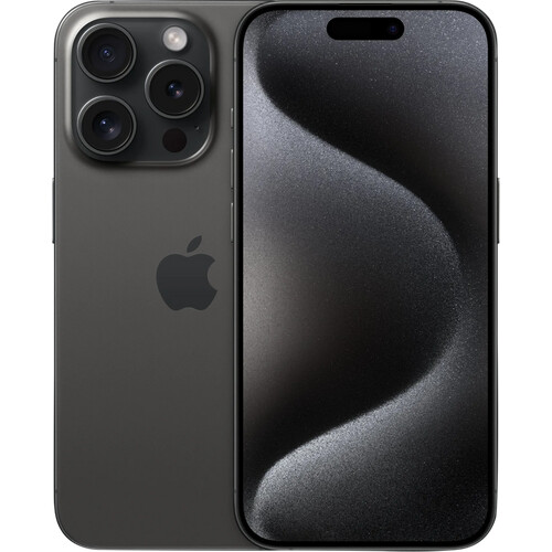 Refurbished iPhone 15 Pro 128GB Black Titanium (Zichtbaar gebruikt)