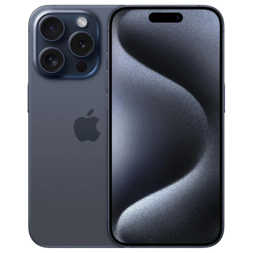 Refurbished iPhone 15 Pro Max 256 GB Titanium Blauw Als nieuw