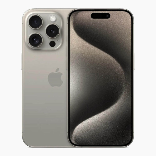Refurbished iPhone 15 Pro Max 256 GB Titanium Zilver Gebruikt