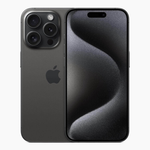 Refurbished iPhone 15 Pro Max 256 GB Titanium Zwart Licht gebruikt