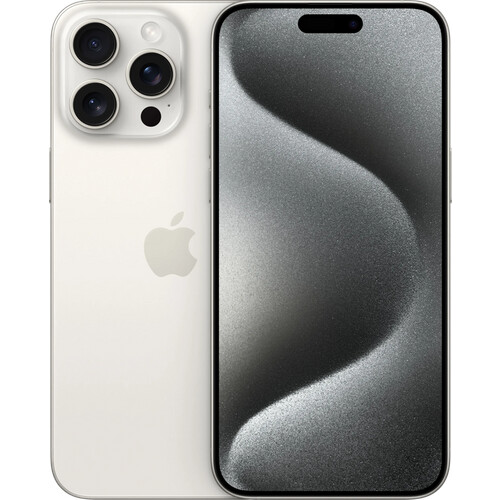 Refurbished iPhone 15 Pro Max 256GB White Titanium (Licht gebruikt)