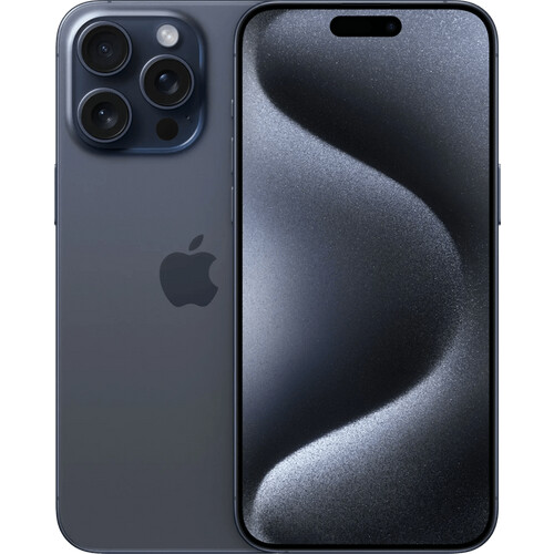 Refurbished iPhone 15 Pro Max 512GB Blue Titanium (Licht gebruikt)