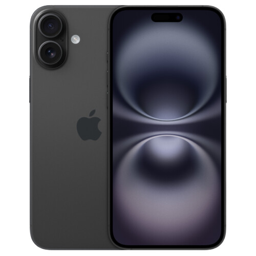 Refurbished iPhone 16 Plus 256 GB Zwart Als nieuw + Nieuwe batterij