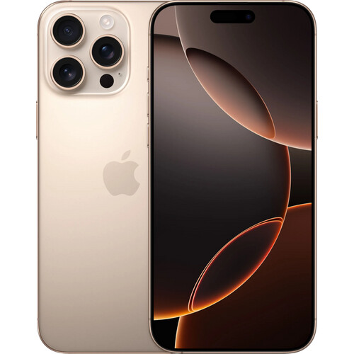 Refurbished iPhone 16 Pro Max 256GB Desert Titanium (Zichtbaar gebruikt)