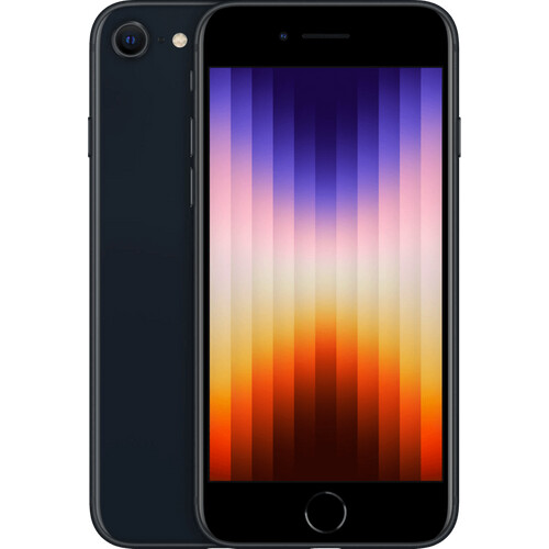Refurbished iPhone SE 2022 128GB Zwart (Zo goed als nieuw)