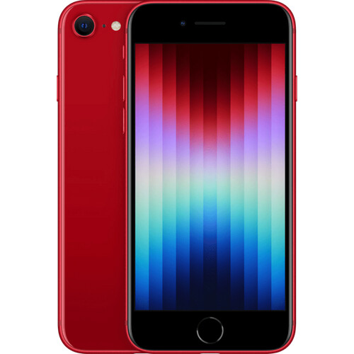 Refurbished iPhone SE 2022 64GB Rood (Zo goed als nieuw)