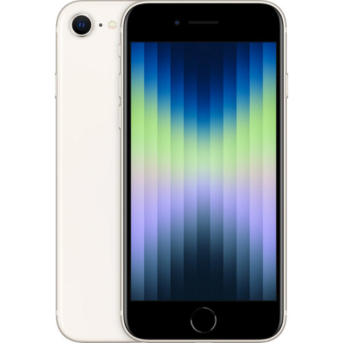 Refurbished iPhone SE 2022 64GB Wit (Zo goed als nieuw)