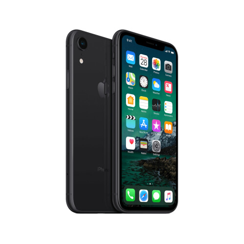 Refurbished iPhone XR 256 GB Zwart Gebruikt