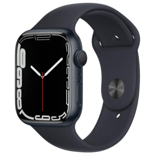 Refurbished Apple Watch Series 7 45 mm Cellular Zwart Licht gebruikt