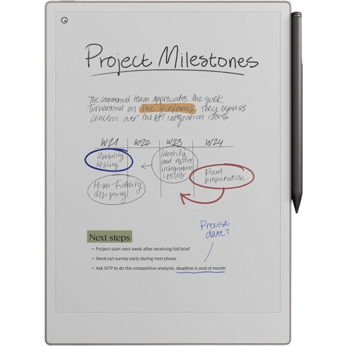 reMarkable Paper Pro 11,8" Refurbished + Marker Plus + Book Folio Grijs Bundle