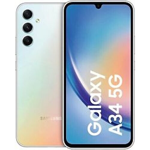 Samsung Galaxy A34 5G Dual SIM 128GB awesome silver