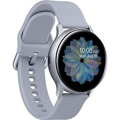 Samsung Galaxy Watch Active2 40 mm aluminium kast zilver op sportbandje silver [wifi]