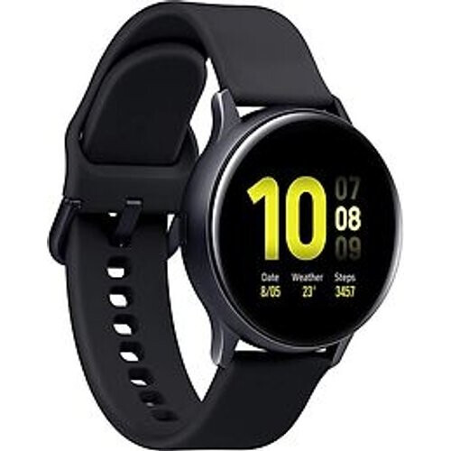Samsung Galaxy Watch Active2 40 mm aluminium kast zwart op sportbandje black [wifi]