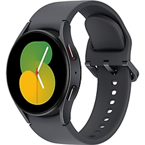 Samsung Galaxy Watch5 40 mm horlogekast van Graphite Aluminium op Graphite Sport Band M/L [Wi-Fi]