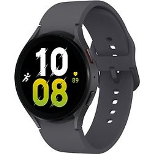 Samsung Galaxy Watch5 44 mm horlogekast van Graphite Aluminium op Graphite Sport Band S/M [Wi-Fi]