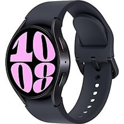 Samsung Galaxy Watch6 40 mm aluminium kast graphite op sportbandje S/M graphite [wifi]