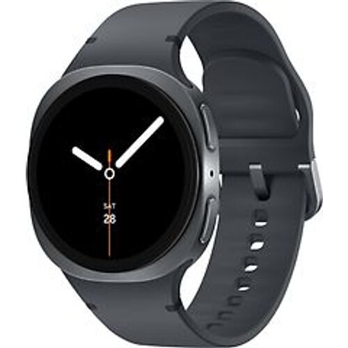 Samsung Galaxy Watch8 40 mm aluminium kast graphite op Sport Band S/M graphite [Wi-Fi + 4G]