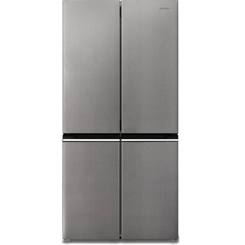 Sharp SJNFA15IMXPDEU - Amerikaanse Koelkast - 4 deurs - 488 liter - Advanced No Frost - zilver