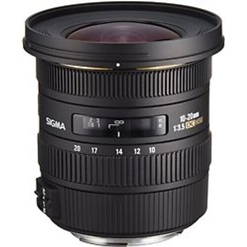 Sigma 10-20 mm F3.5 DC EX HSM 82 mm filter (geschikt voor Canon EF) zwart