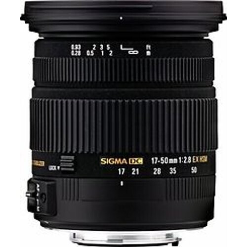 Sigma 17-50 mm F2.8 DC EX HSM OS 77 mm filter (geschikt voor Nikon F) zwart