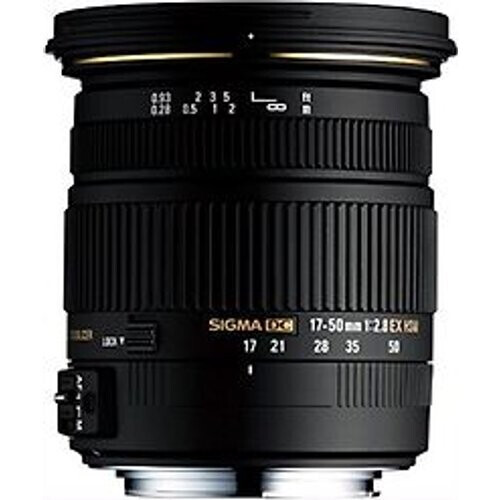 Sigma 17-50 mm F2.8 DC EX HSM OS 77 mm filter (geschikt voor Sony A-mount) zwart