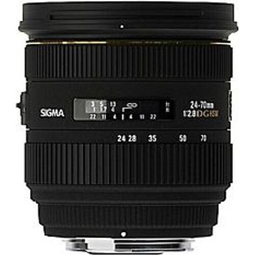 Sigma 24-70 mm F2.8 DG EX HSM 82 mm filter (geschikt voor Nikon F) zwart