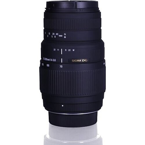 Sigma 70-300 mm F4.0-5.6 DG Macro 58 mm filter (geschikt voor Nikon F) zwart