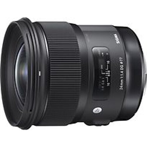 Sigma A 24 mm F1.4 DG HSM 77 mm filter (geschikt voor Nikon F) zwart