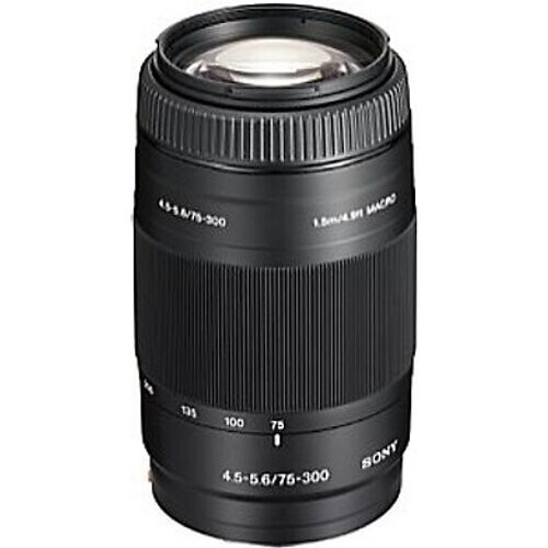 Sony 75-300 mm F4.5-5.6 55 mm filter (geschikt voor Sony A-mount) zwart