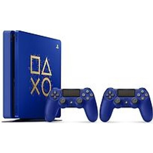 Sony PlayStation 4 slim 500 GB [Days of Play Limeted Edition incl. 2 Wireless Controller] blauw