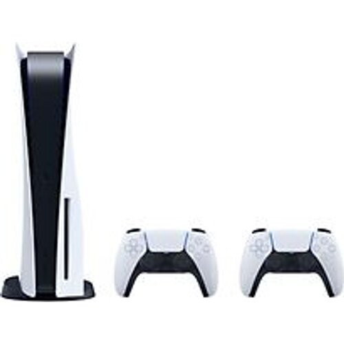 Sony PlayStation 5 825 GB [Disc Editie incl. 2 Dual Sense Wireless-Controller] wit