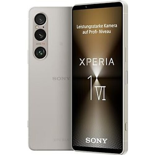 Sony Xperia 1 VI Dual SIM 256GB platina zilver