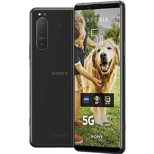 Sony Xperia 5 II 15,5 cm (6.1) Hybride Dual SIM Android 10.0 5G USB Type-C 8 GB 128 GB 4000 mAh Zwart