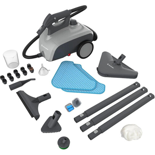 Techweise TS1 - Stoomreiniger - 45 minuten stoom - 3,6 bar - 25 accessoires