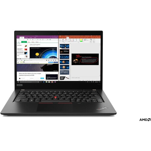 ThinkPad X395 20NL0019MH 33.8 cm (13.3") Notebook - 1920 x 1080 - Ryzen 5 PRO 3500U - 8 GB RAM - 256 GB SSD - Black - Windows 10 Pro 64-bit - AMD Radeon V...