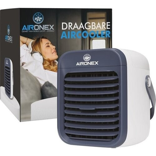 Tweedekans Aironex Draagbare Aircooler Blauw – tot 15 m² - 0.3L Waterreservoir