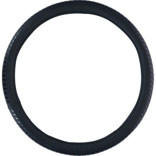 Tweedekans All Ride Stuurhoes Auto 38CM - Geschikt voor Stuurwielen 37-39CM - Comfortabele Grip - Anti-Slip - Auto Decoratie - Kunstleer - Zwart