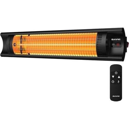 Tweedekans Auronic Terrasverwarmer - Infrarood - Heater - Elektrisch - 2500W - Afstandsbediening - 4 Standen - Zwart