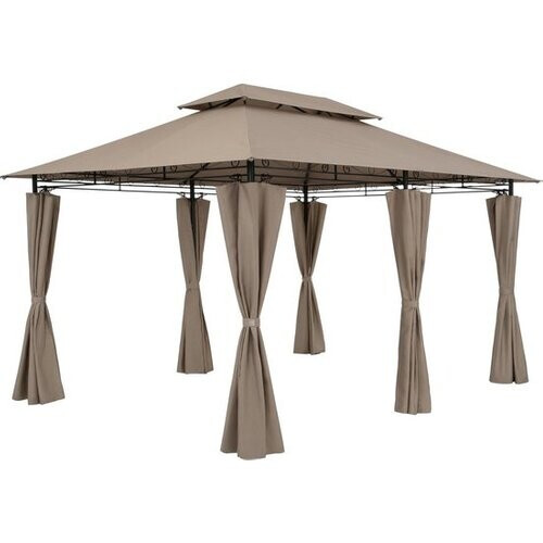 Tweedekans Casaria Paviljoen Topas 3x4m - UV-bescherming 50+ - Taupe