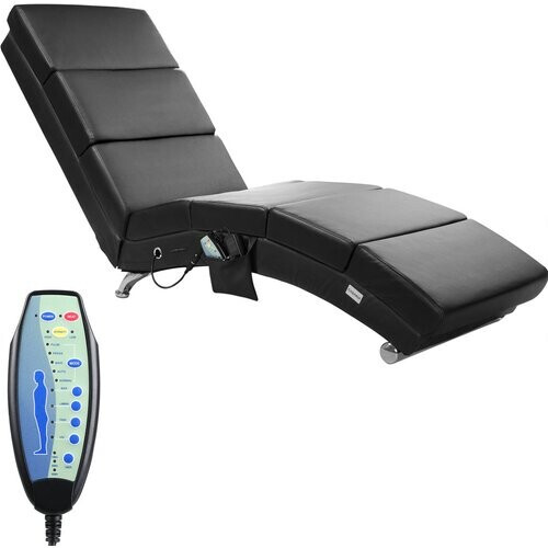 Tweedekans Casaria Relaxfauteuil - Massage en Verwarmingsfunctie - Zwart