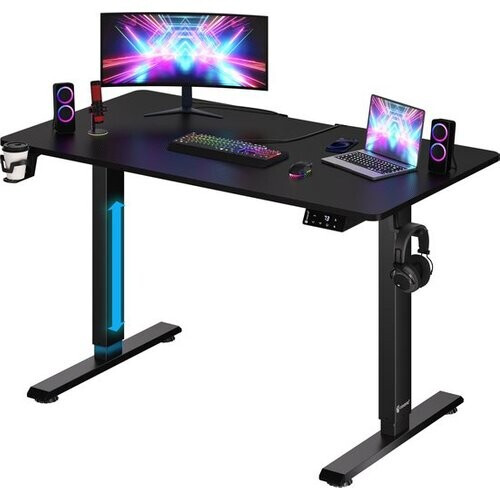 Tweedekans Casaria Zit Sta Bureau – Hoogte Verstelbaar Elektrisch - 110x60cm Zwart