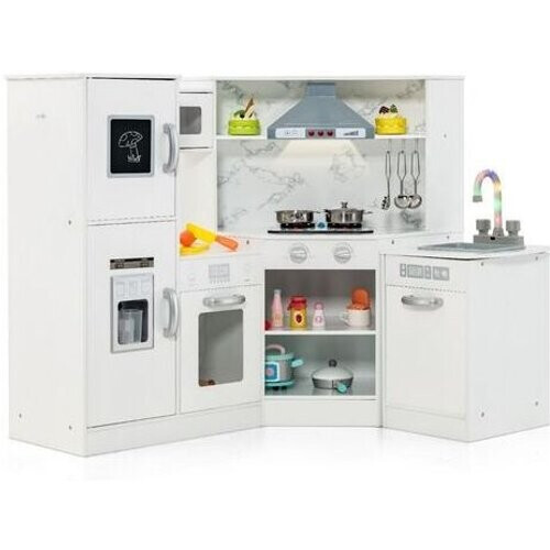 Tweedekans Coast Kinderkeuken - Met Licht & Geluid - Incl. Accessoires - Hout - Wit
