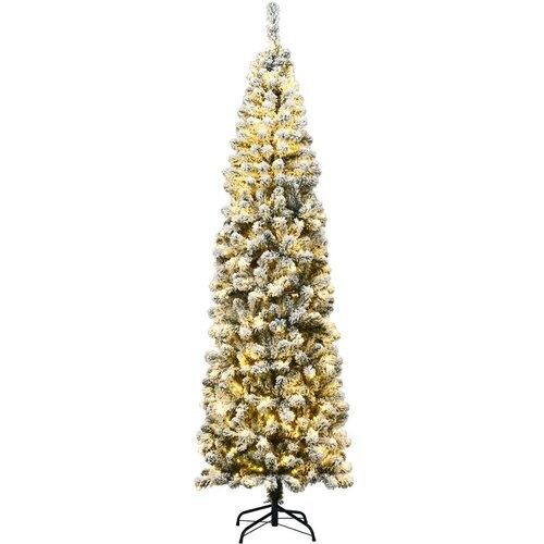Tweedekans Coast Kunstkerstboom MET Sneeuw EN 350 Warm Witte LED Lampjes - 225cm
