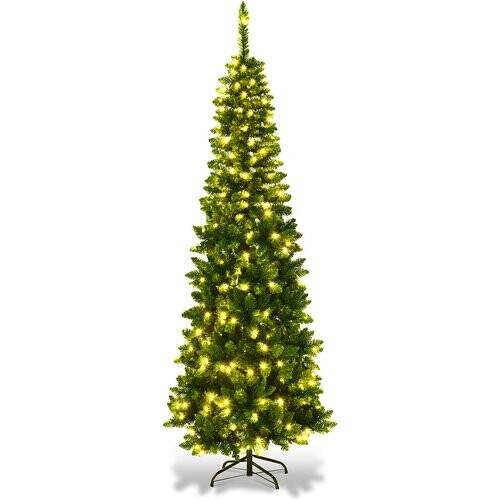Tweedekans Coast Kunstkerstboom Potloodvormig - Groen - 225 cm