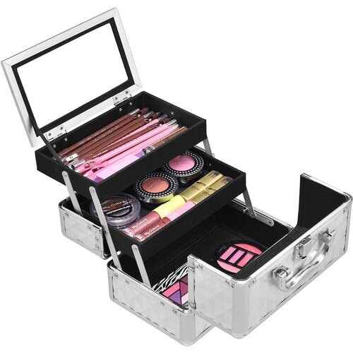 Tweedekans Coast Make-up Koffer Met Spiegel - Aluminium - 23 cm x 15cm x 18 cm