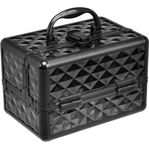 Tweedekans Coast Make-up Koffer Met Spiegel - Zwart - 23 cm x 15cm x 18 cm